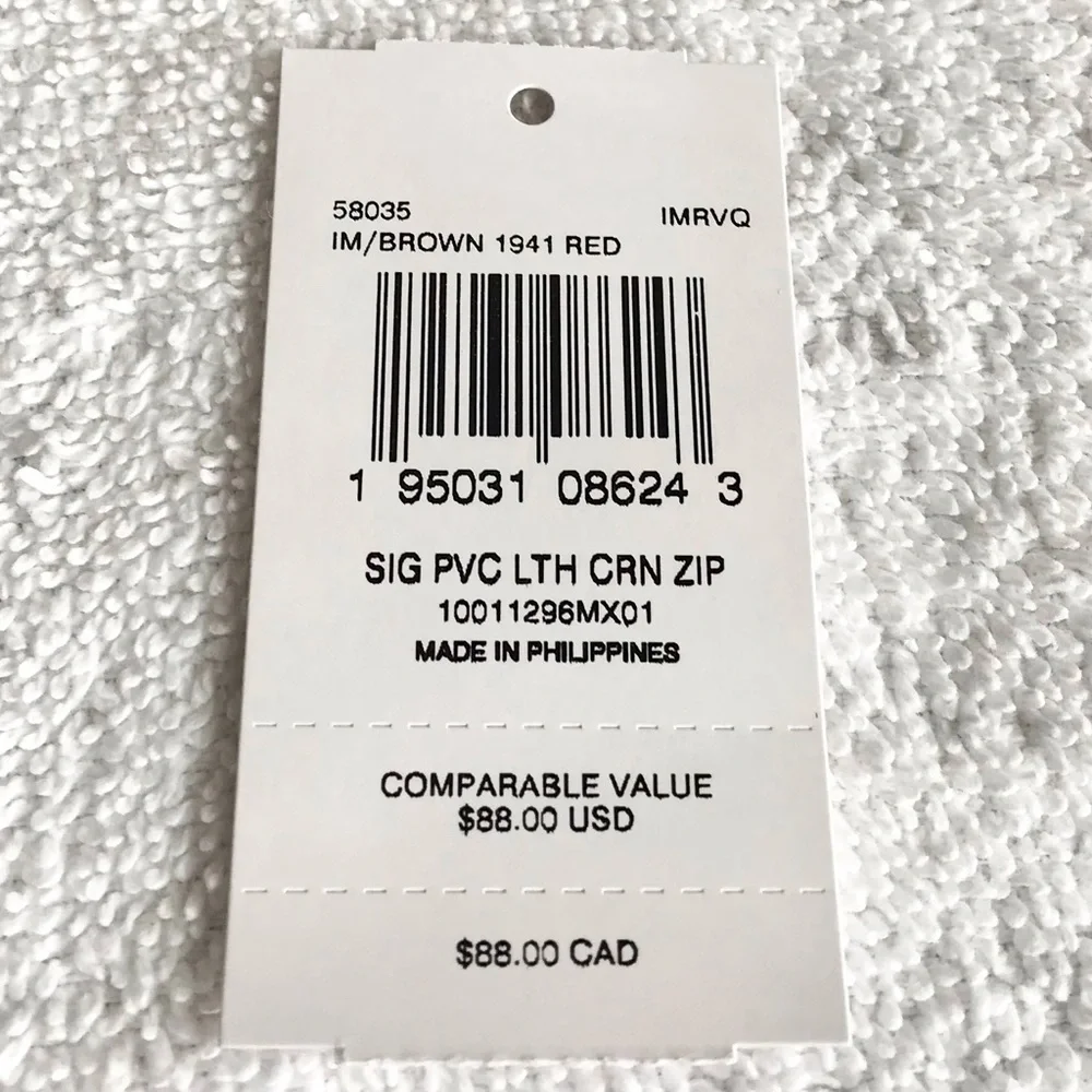 Coach signature coated